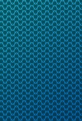 青色の波のパターン